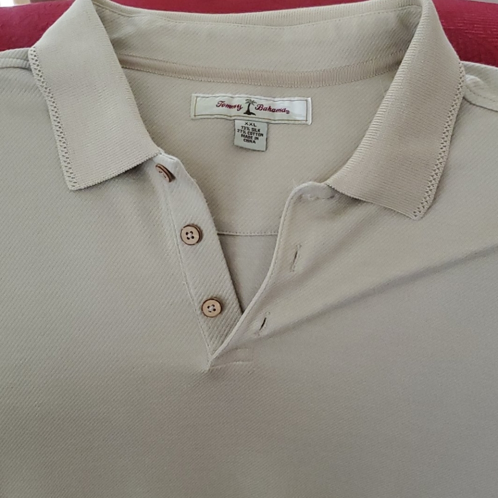 Tommy Bahama Long Sleeve 100% Silk Shirt